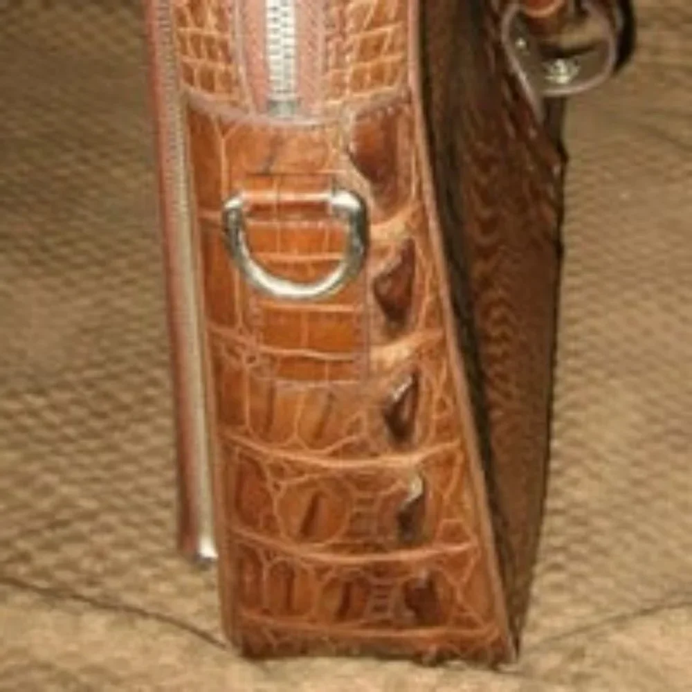 ❤️NEW Handmade Genuine CROCODILE Leather Laptop Briefcase Business Vietnam $750